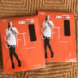 Brown opaque tights/stockings